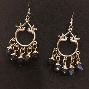 Earrings Artist Made Silver Metal (Ag? Maybe) New